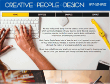 Tablet Screenshot of creativepeopledesign.net